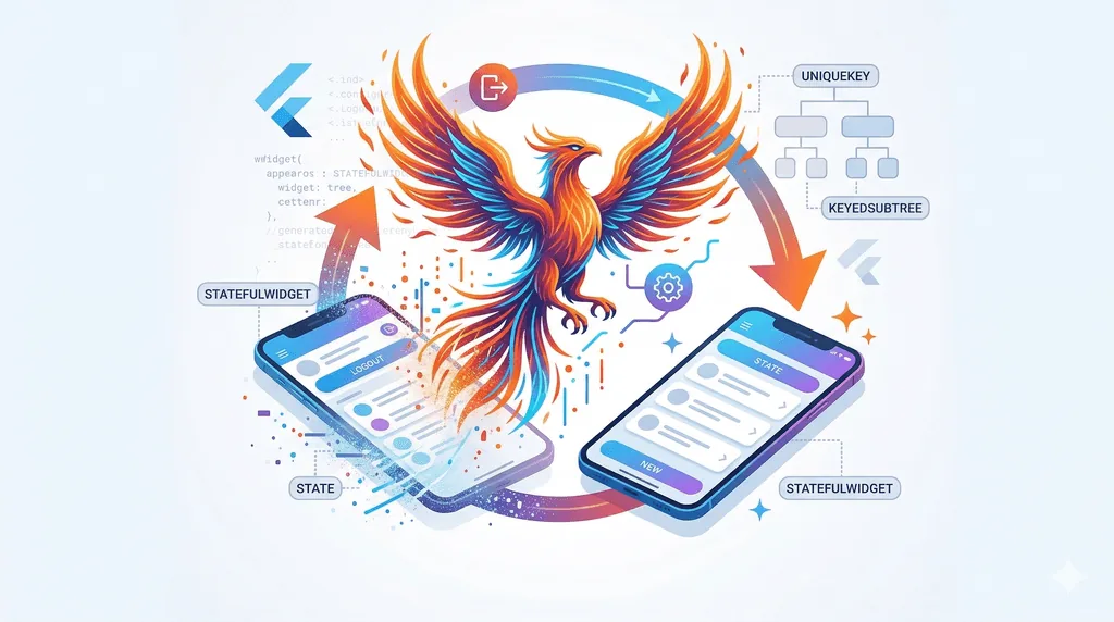 Das Phoenix Pattern in Flutter: App neu starten, ohne sie neu zu starten